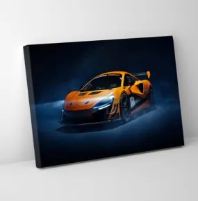 GADGETS WRAP Canvas Gallery Wrap Framed for Home Office Studio Living Room Decoration (11x9inch) - McLaren Artura Trophy Supercar