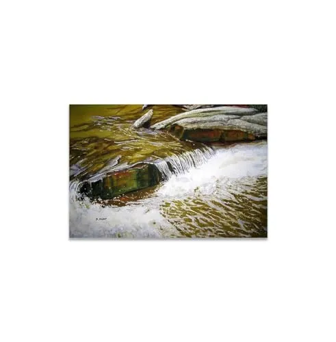 GADGETS WRAP Canvas Gallery Wrap Framed for Home Office Studio Living Room Decoration (11x9inch) - Mountain Refreshment