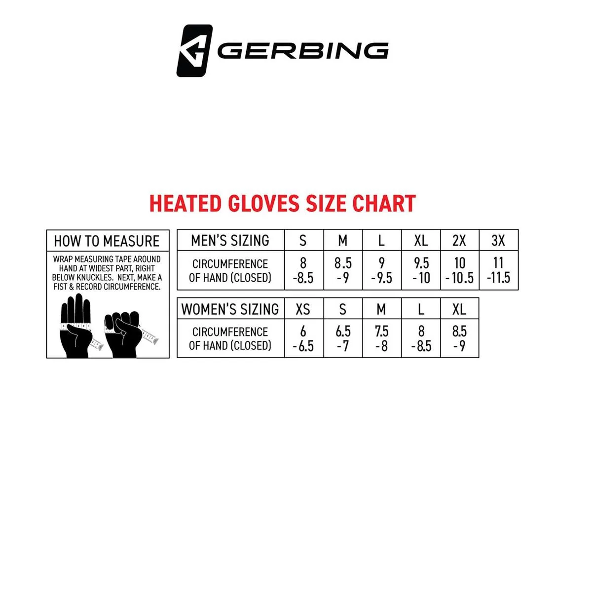 Gerbing 7V Women's S7 Battery Heated Gloves