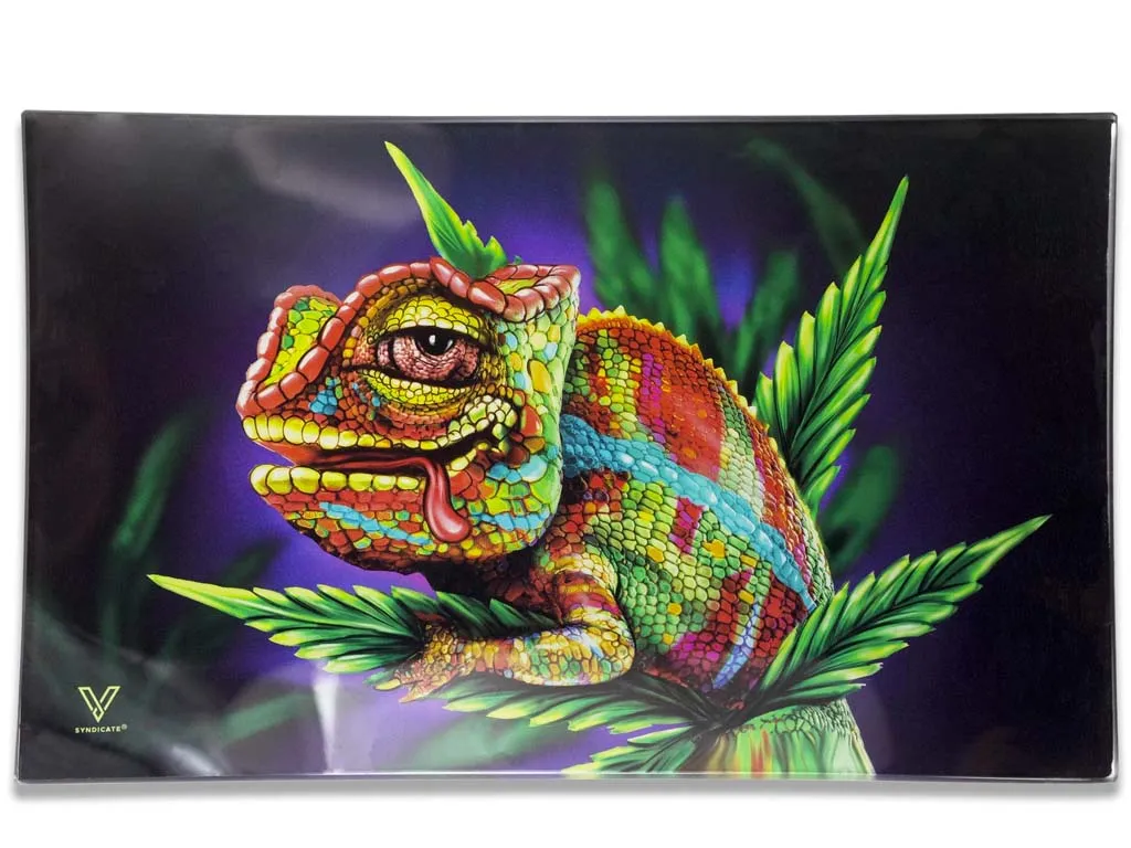 Glass Tray Cloud 9 Chameleon