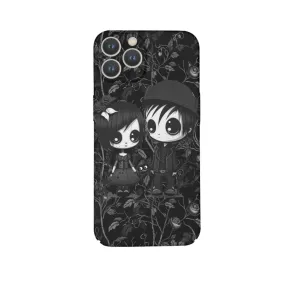 Gothic Couple iPhone 14 UV Print 3 Caremas Protective Mobile Case