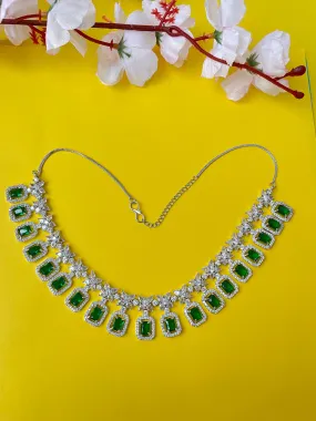 Green Choker Necklace - Elegance2