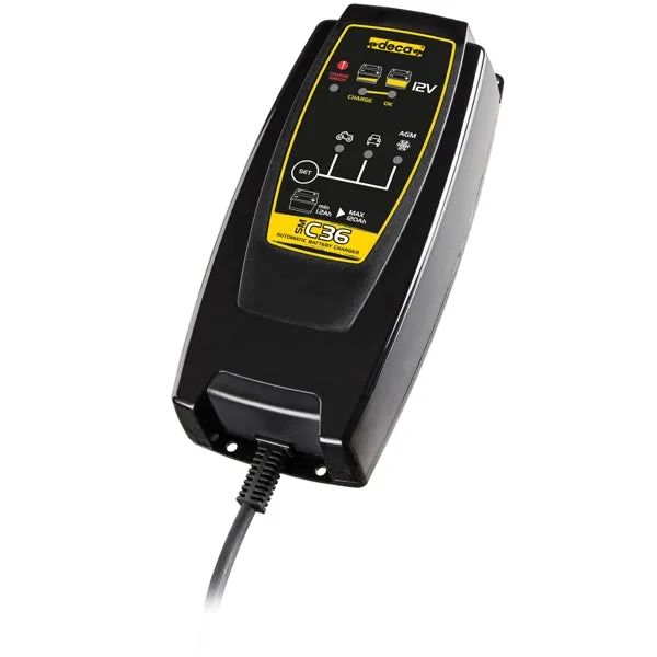 GT-DECA1236 - 12 Volt 3.6 Amps Smart Battery Charger for Efficient Charging