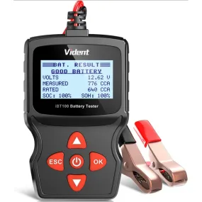 GT- iBT100 -  Vident iBT100 Car Battery Tester 12V Battery Analyzer for Flooded, AGM, Gel