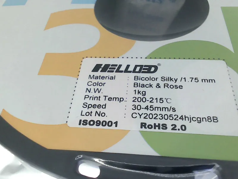 HELLOED 3D Printing Filament 1kg Spool for Home Accessories