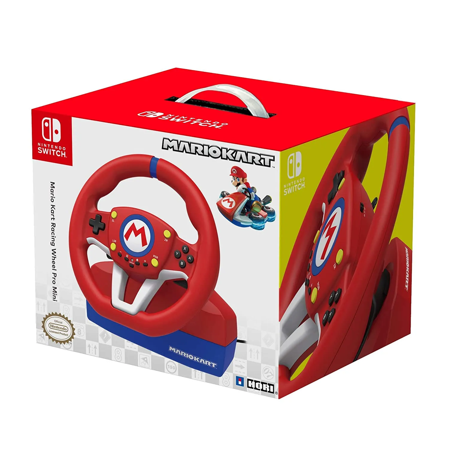 Hori Nintendo Switch Mario Kart Racing Wheel Pro Mini - Officially Licensed By Nintendo