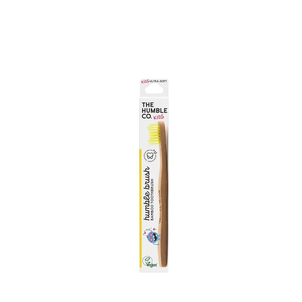 Humble Bamboo Kids Toothbrush Ultra Soft Mixed Colours - 1 unit