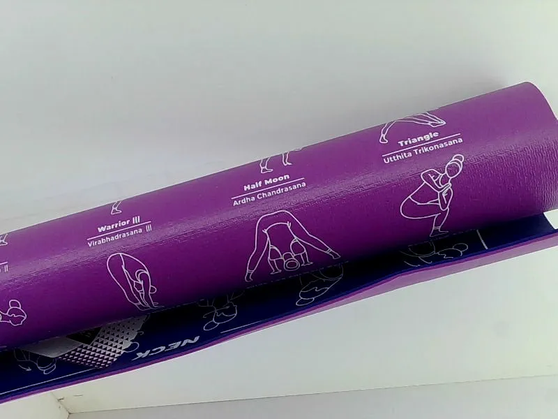 Instructional Yoga Mat for Home Workouts 32X72