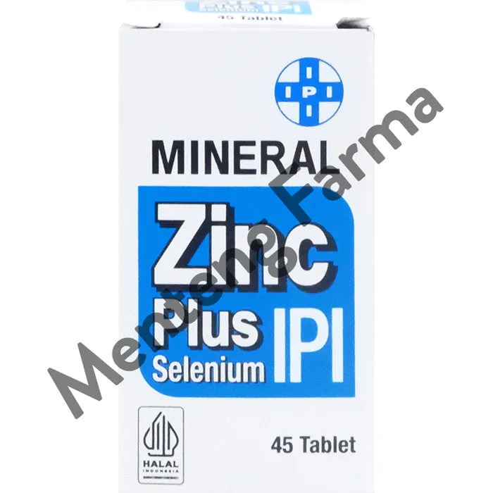 IPI Mineral Zinc Plus Selenium 45 Tablet - Suplemen Zinc dan Selenium