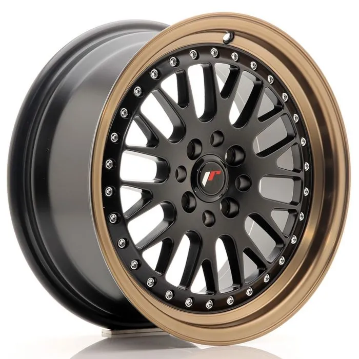 JAPAN RACING - JR WHEELS JR10 16X7 ET30 4X100/108 MATT BLACK WITH BRONZE