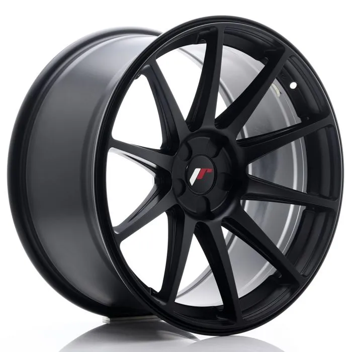 JAPAN RACING - JR WHEELS JR11 19X9.5 ET22-35 5 STUD CUSTOM PCD MATT BLACK