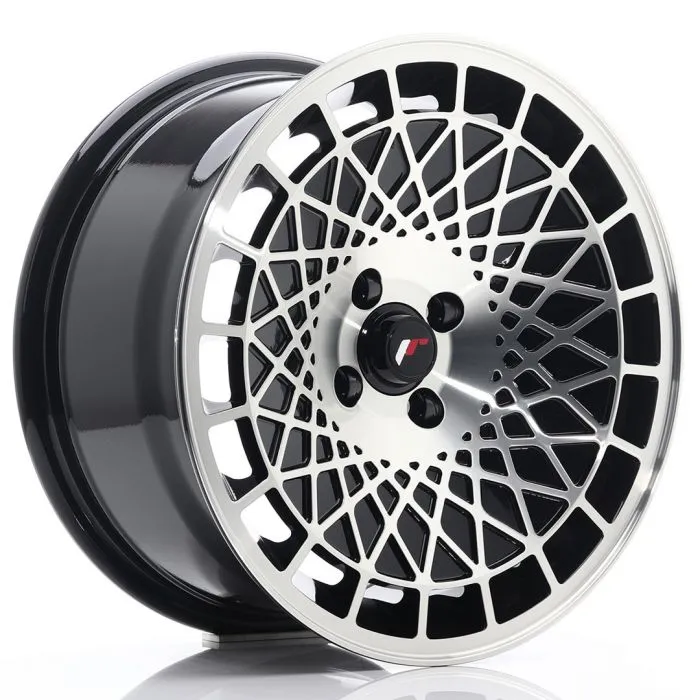 JAPAN RACING - JR WHEELS JR14 16X8 4X100 MACHINED BLACK