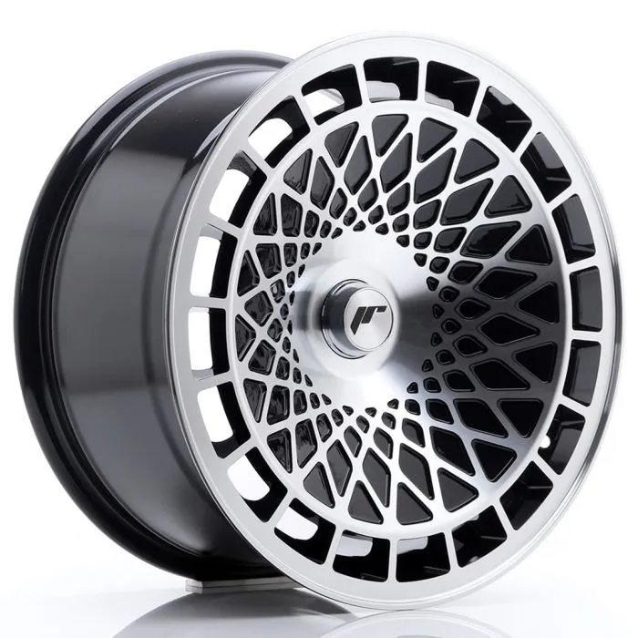 JAPAN RACING - JR WHEELS JR14 17X8.5 ET15 CUSTOM PCD MACHINED BLACK