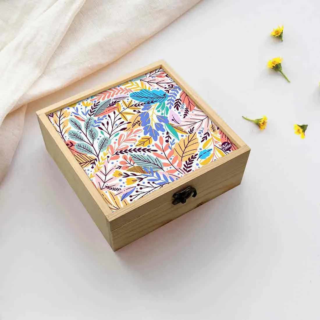 Jewellery Box Wooden Jewelry Organizer -  Spring Collection