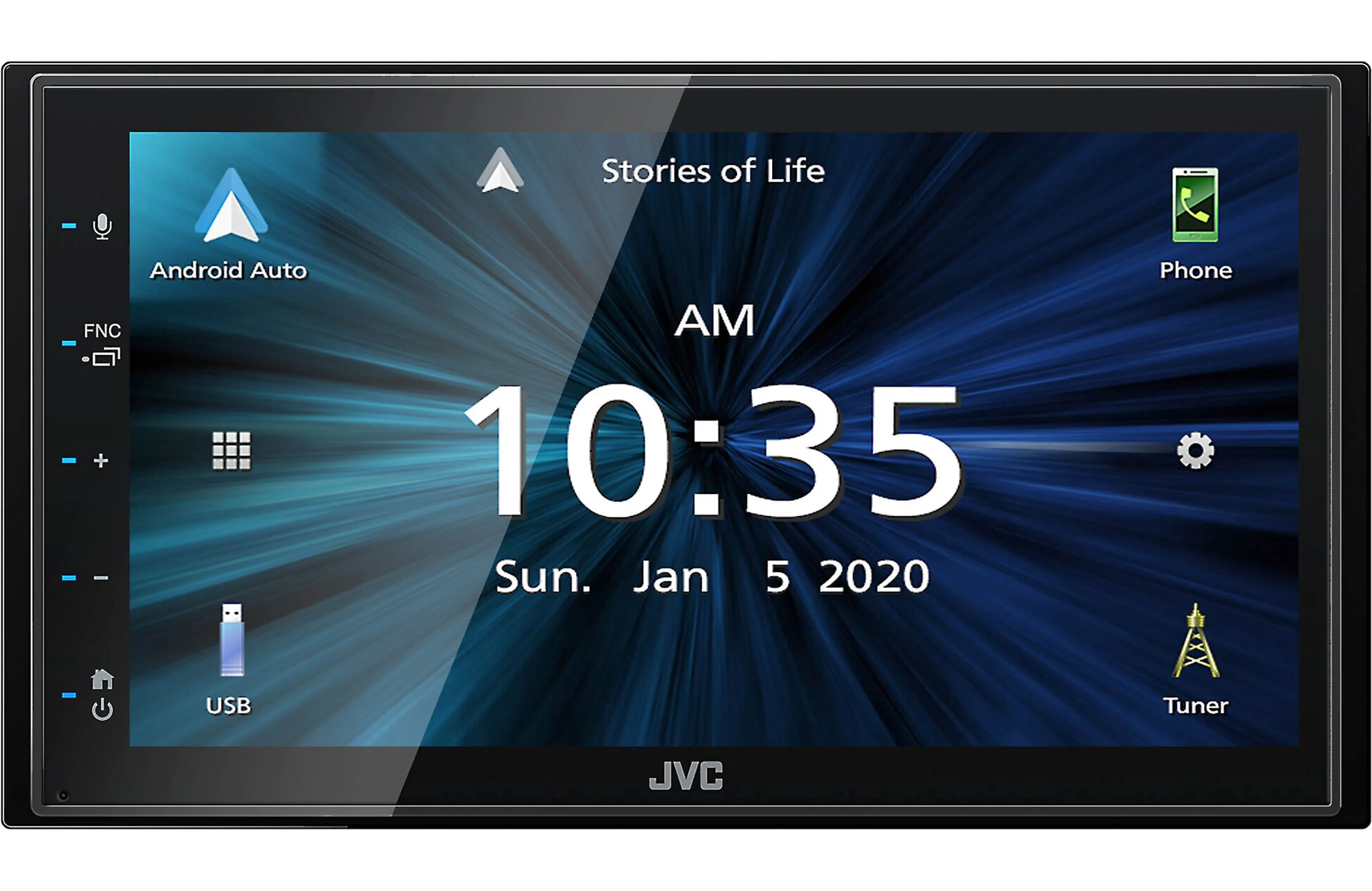 JVC KW-M560BT 6.8" Android Auto/Apple CarPlay, Built-in Bluetooth Receiver