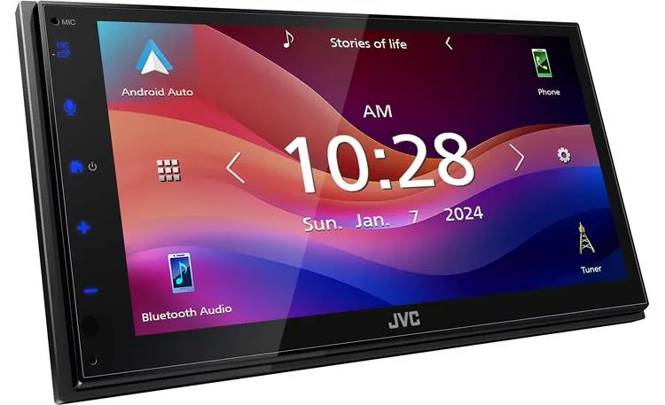 JVC KW-M595BT 6.8" Multimedia Player With Apple Carplay/Android Auto (No CD/DVD)