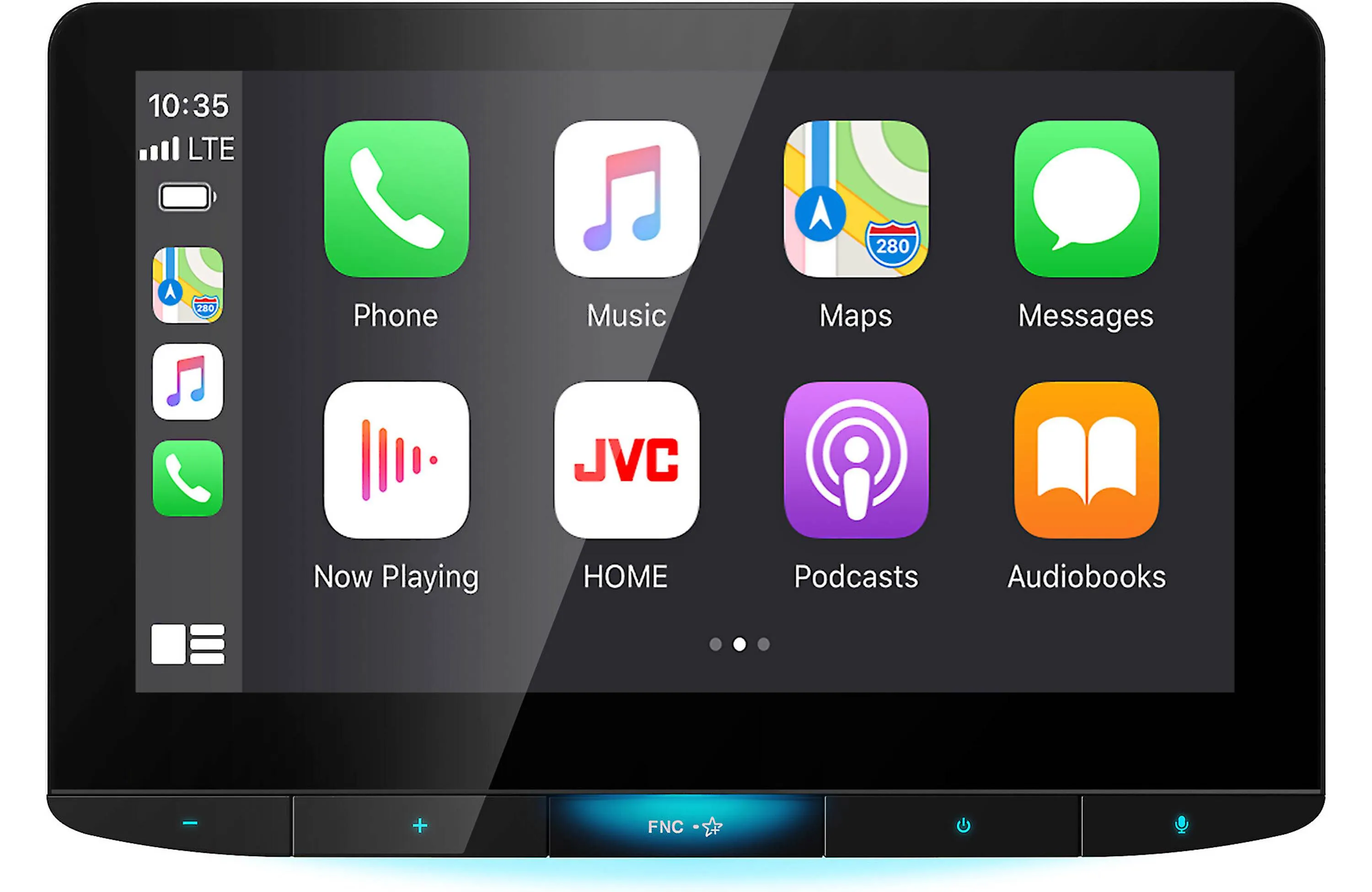 JVC KW-Z1000W 10.1 HD Screen Wireless Apple Carplay and Android Auto Receiver