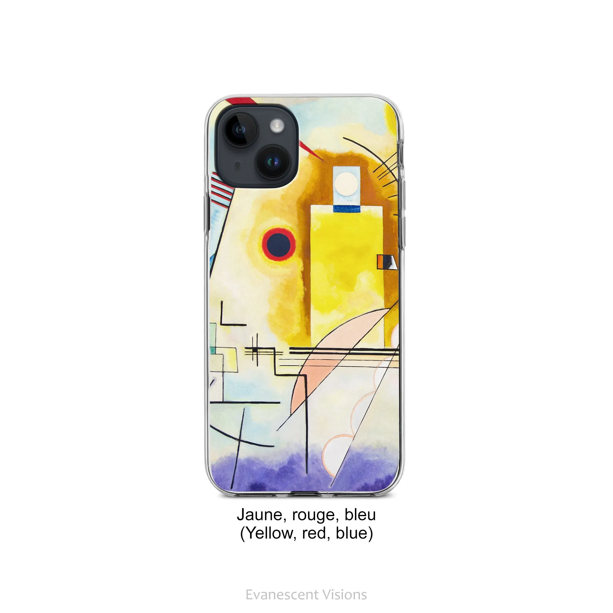 Kandinsky Colourful Abstract Art Phone Case for iPhones 15, 14, 13, 12, 11, 10, 8