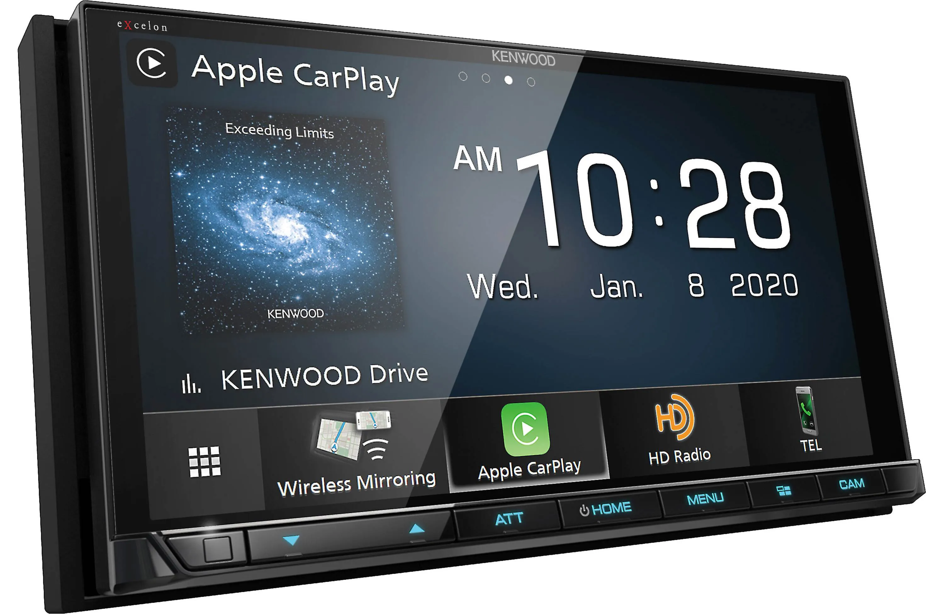 Kenwood DMX957XR 6.75" 2-Din Multimedia Receiver Wireless Android Auto and Apple CarPlay