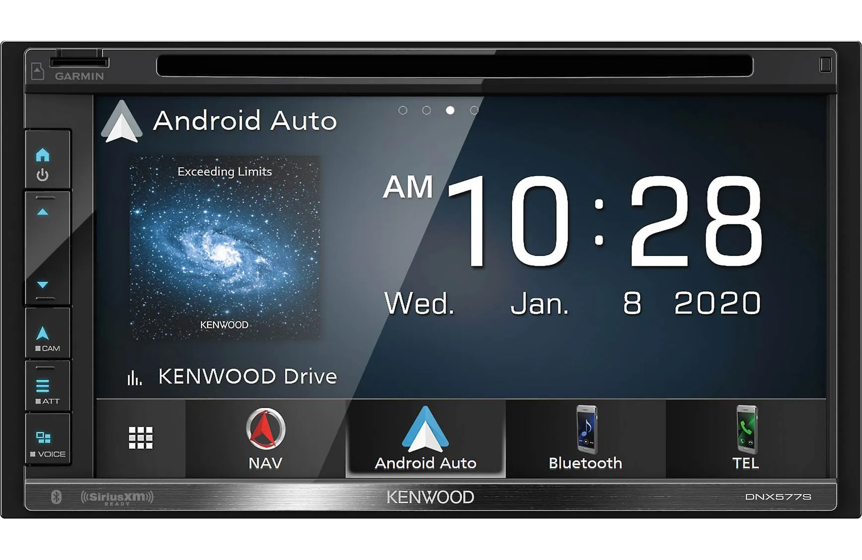 Kenwood DNX577S 2-DIN Navigation Receiver w/ Apple CarPlay & Android Auto