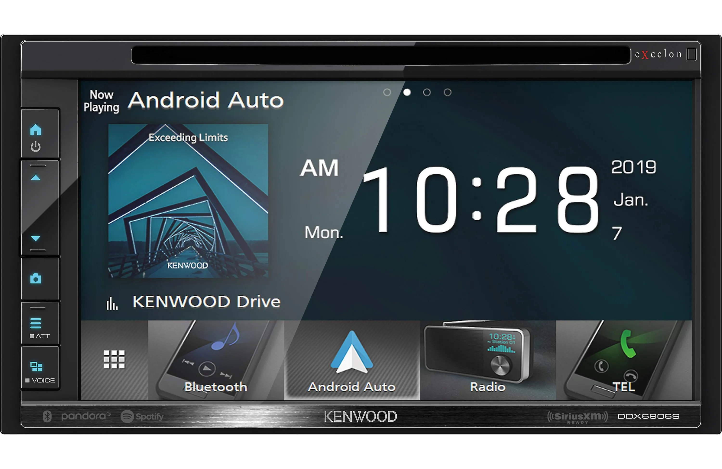 Kenwood Excelon DDX6906S 6.8" Apple CarPlay & Android Auto DVD Receiver