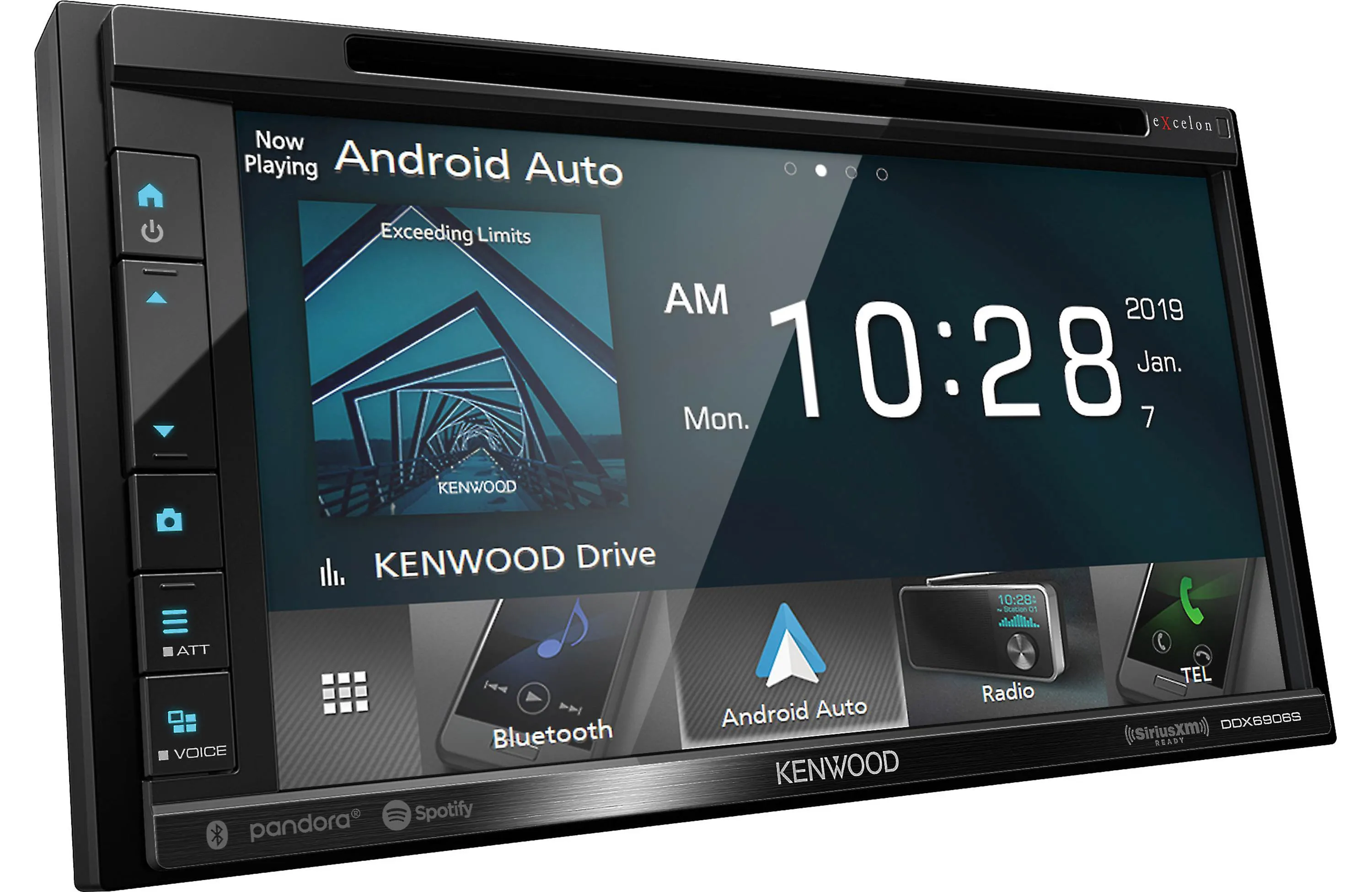 Kenwood Excelon DDX6906S 6.8" Apple CarPlay & Android Auto DVD Receiver