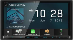 Kenwood Excelon DDX8906S 6.95" Wireless Apple CarPlay & Wireless Android Auto DVD Receiver