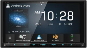 Kenwood Excelon DDX9907XR 6.8" Wireless Apple CarPlay Ready & Wireless Android Auto DVD Receiver