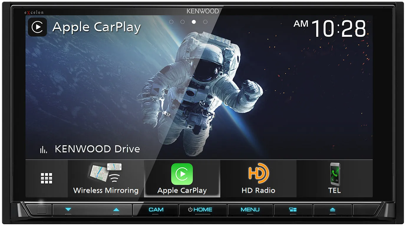 Kenwood Excelon DDX9907XR 6.8" Wireless Apple CarPlay Ready & Wireless Android Auto DVD Receiver