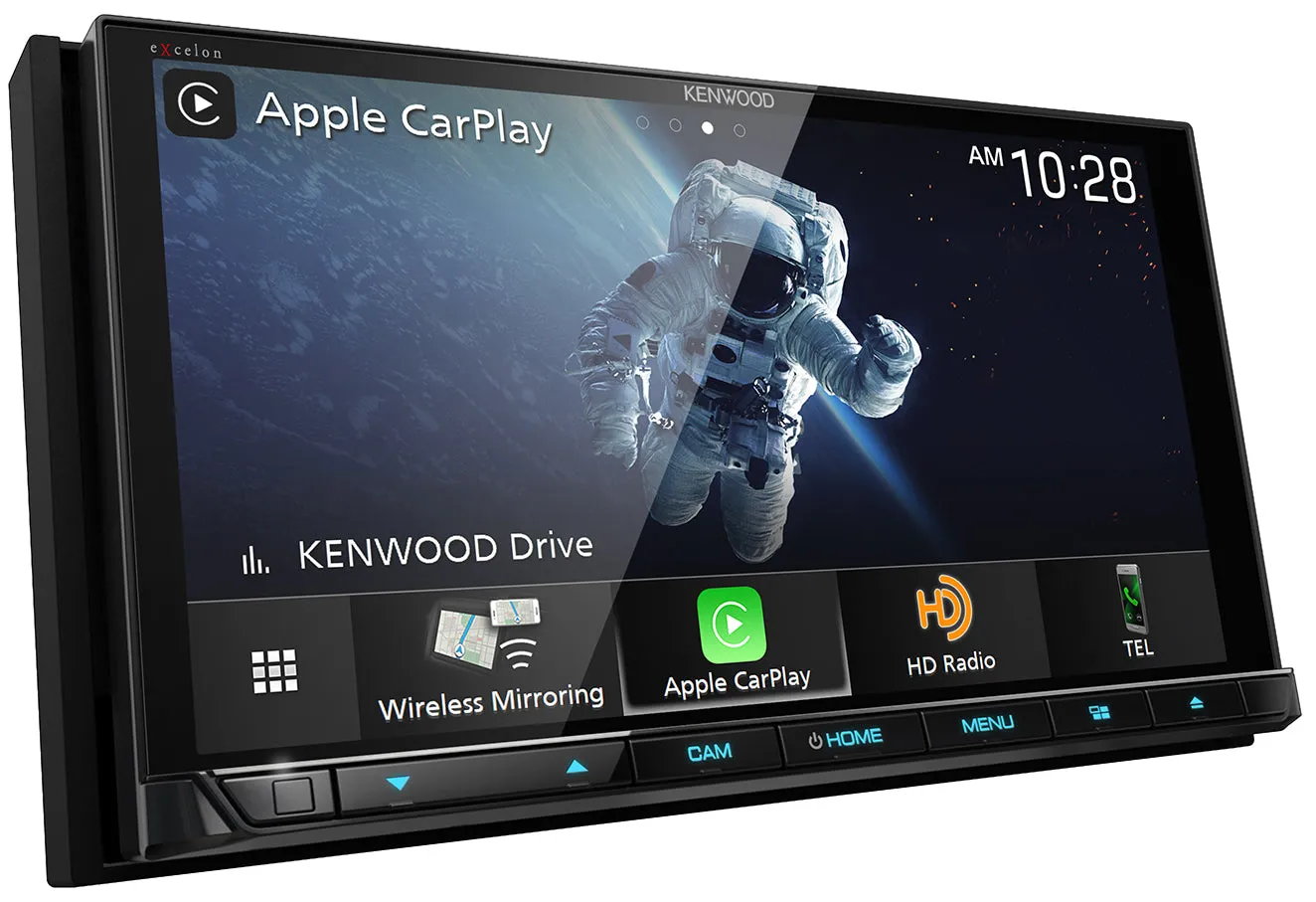 Kenwood Excelon DDX9907XR 6.8" Wireless Apple CarPlay Ready & Wireless Android Auto DVD Receiver