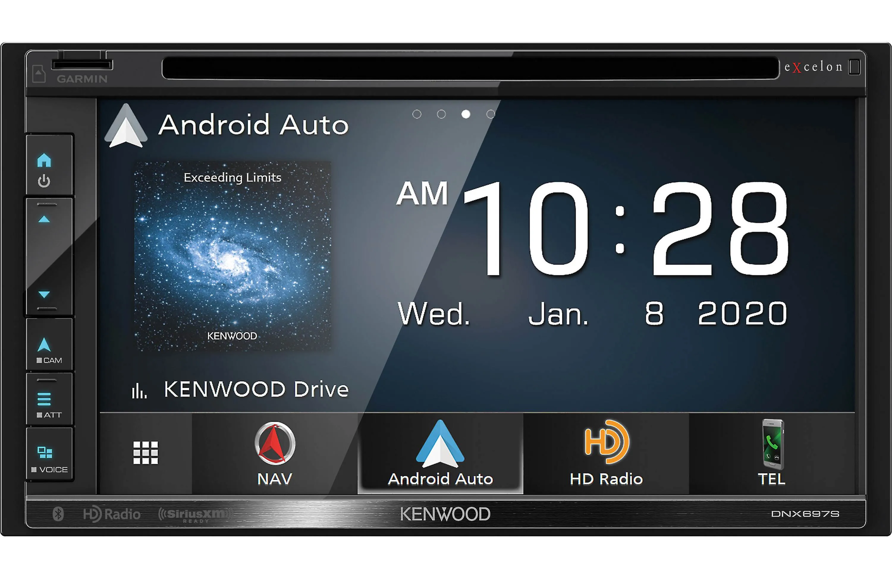 Kenwood Excelon DNX697S Navigation DVD Receiver with Bluetooth & HD Radio