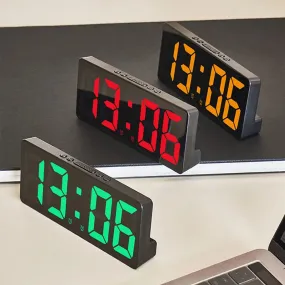 LED Temperature Calendar Alarm Clock