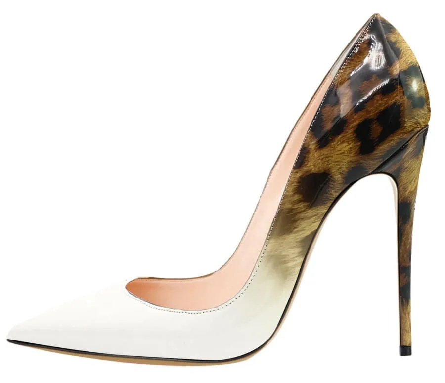 Leopard Print Pointed Toe High Heels for Bold Style