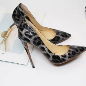 Leopard Print Pointed Toe High Heels for Bold Style