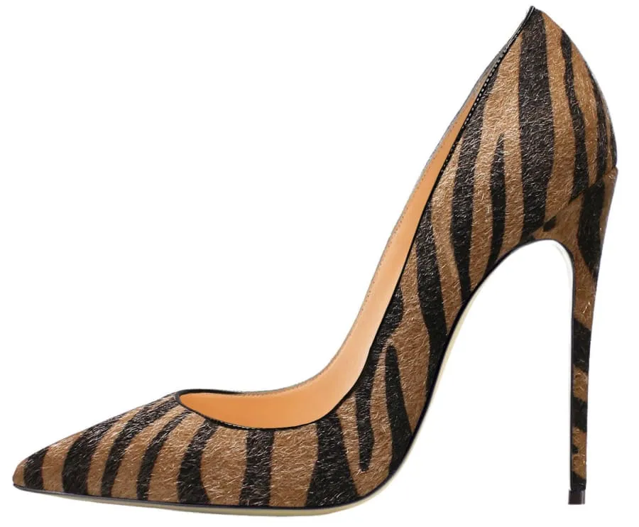 Leopard Print Pointed Toe High Heels for Bold Style