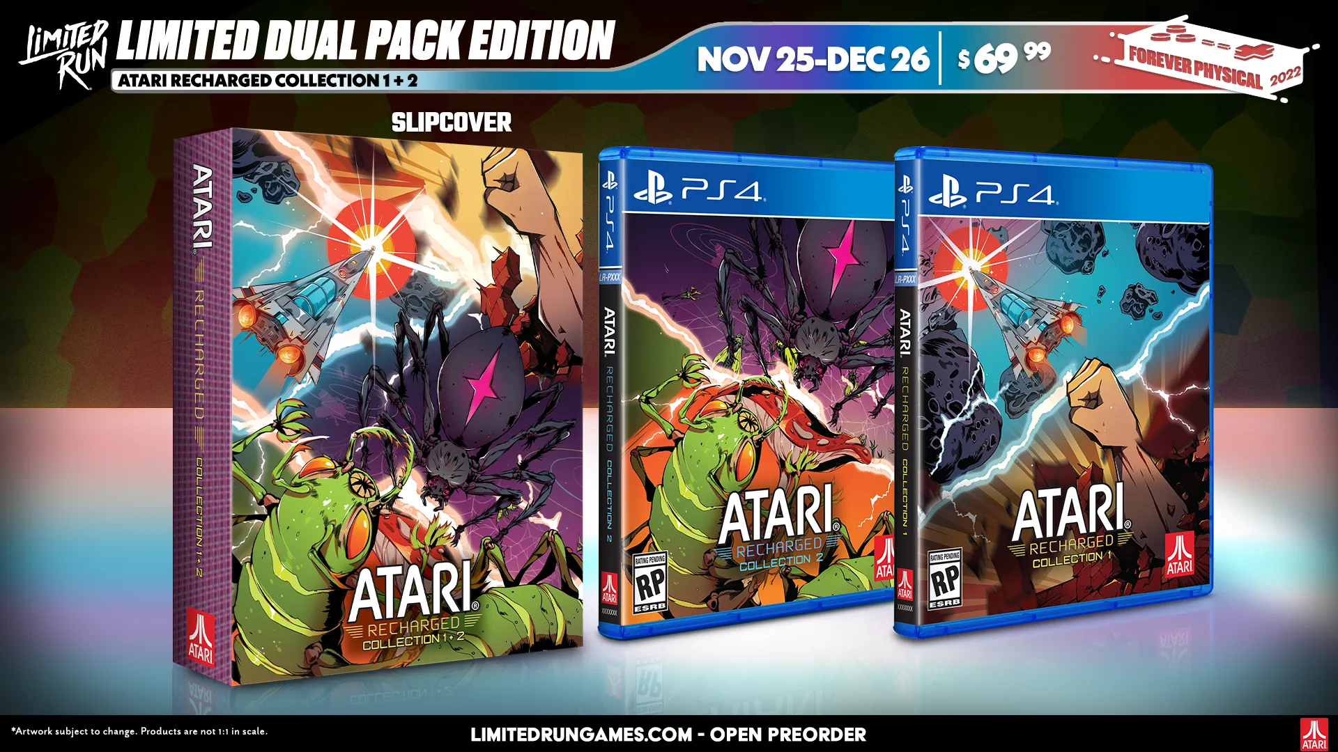 Limited Run #488 & #489: Atari Recharged Collection 1   2 Dual Pack Edition (PS4)