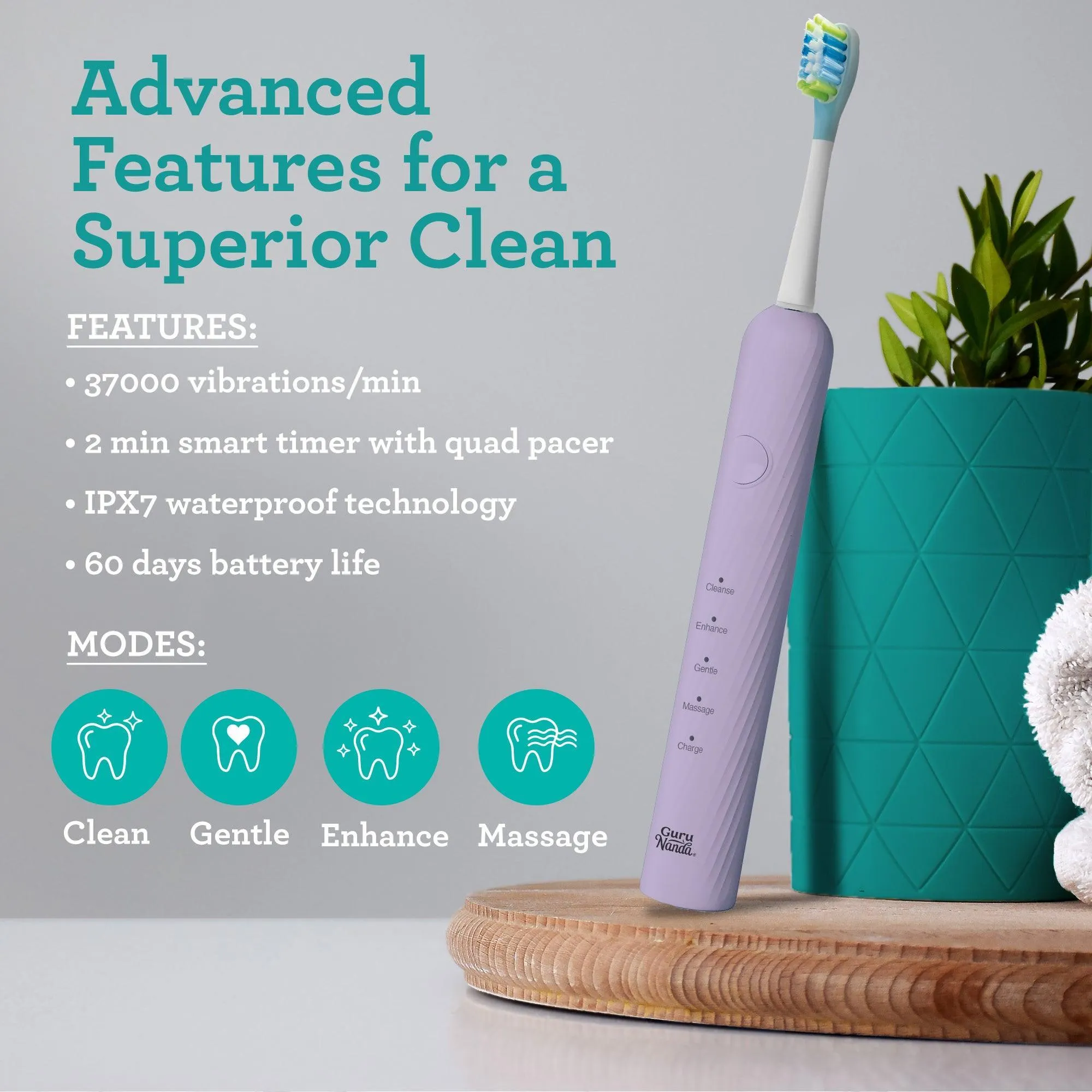 Lion & Lamb 2.0 Portable Toothbrush & Water Flosser - Lavender