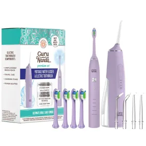 Lion & Lamb Kit - Portable Water Flosser and Sonic Toothbrush - Lavender