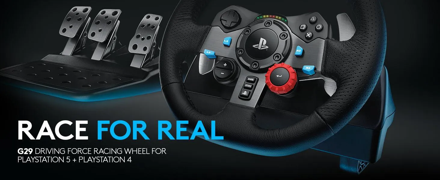 Logitech G29 Driving Force Race Wheel With Shifter