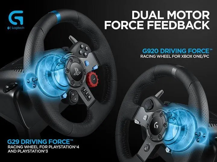 Logitech G29 Driving Force Race Wheel With Shifter