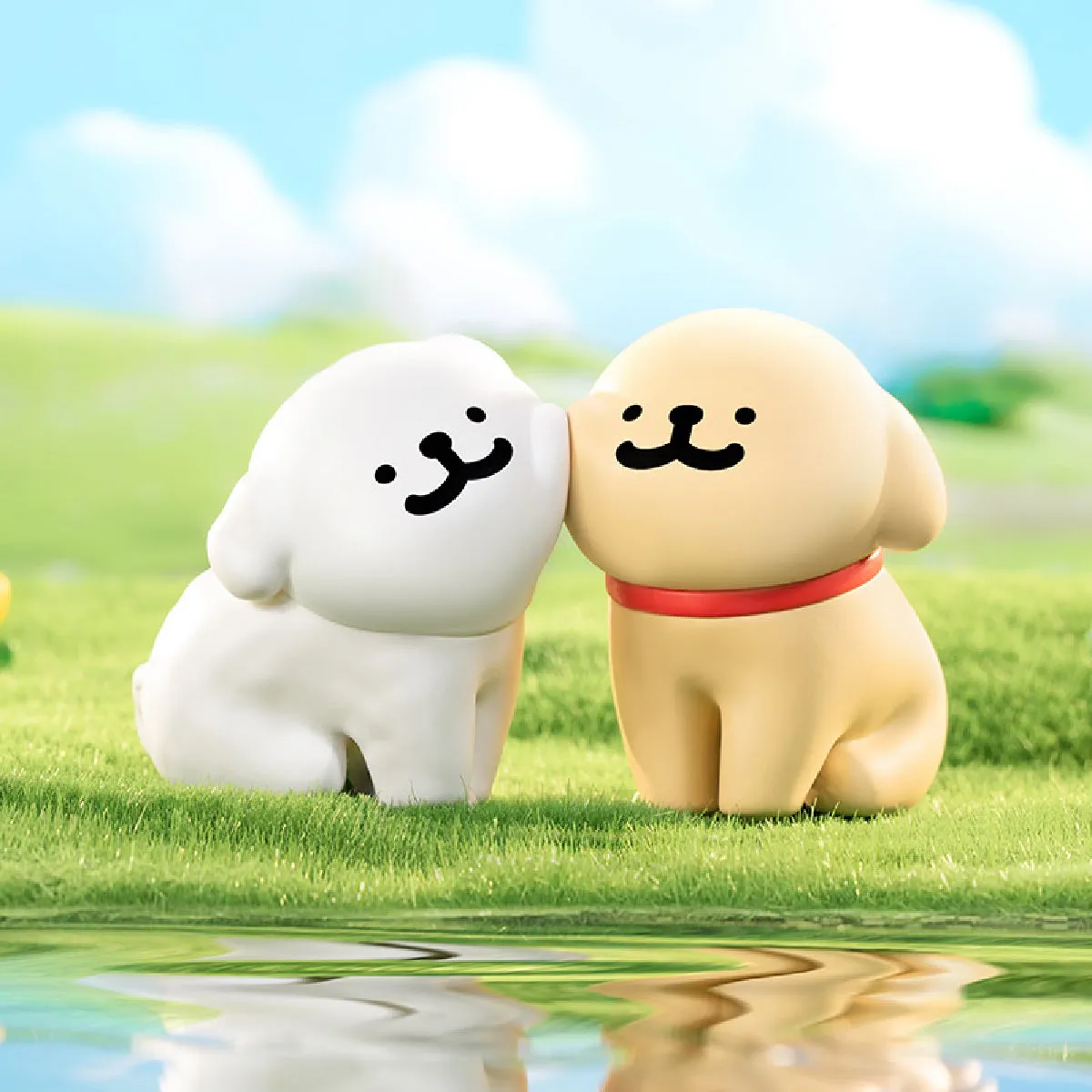 Mô Hình Maltese Happy Snuggling Series Blind Box FUNISM MX2061