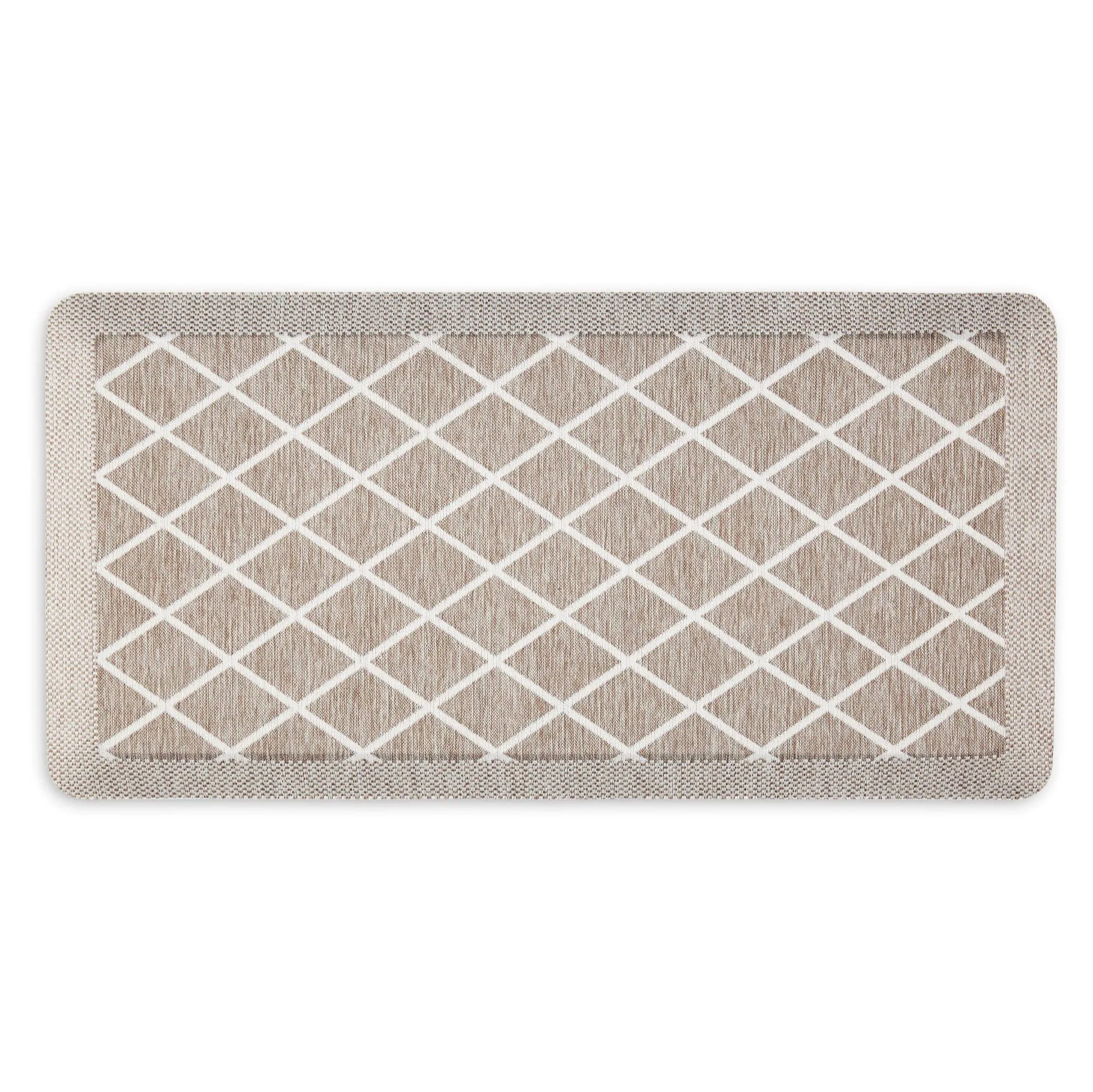 Martha Stewart Miles Diamond Pattern Anti Fatigue Kitchen Mat 19.6x39