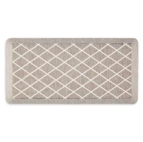 Martha Stewart Miles Diamond Pattern Anti Fatigue Kitchen Mat 19.6x39