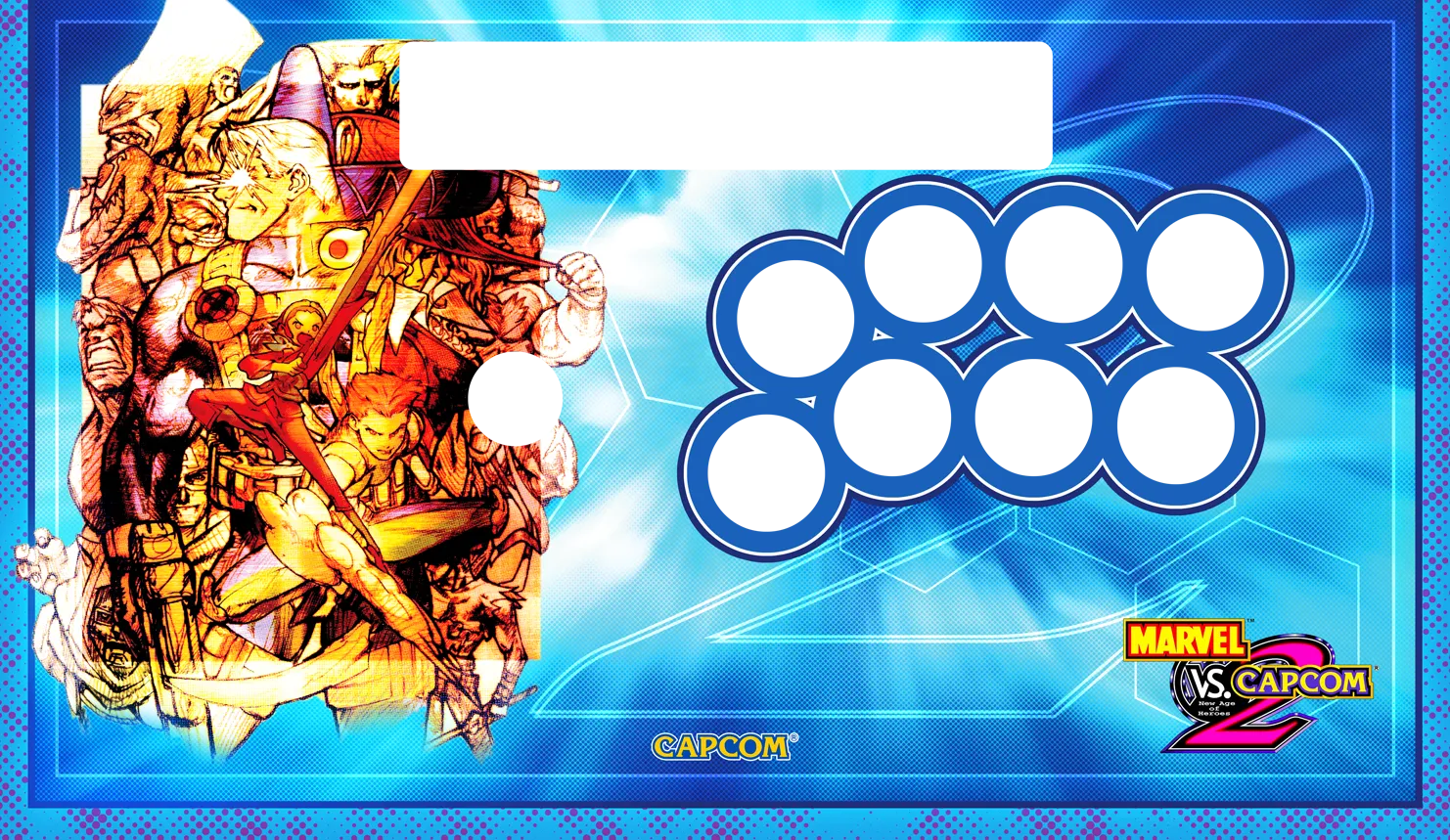 Marvel vs Capcom 2 Custom Acrylic Artwork for Hori or Razer [SEE OPTIONS]