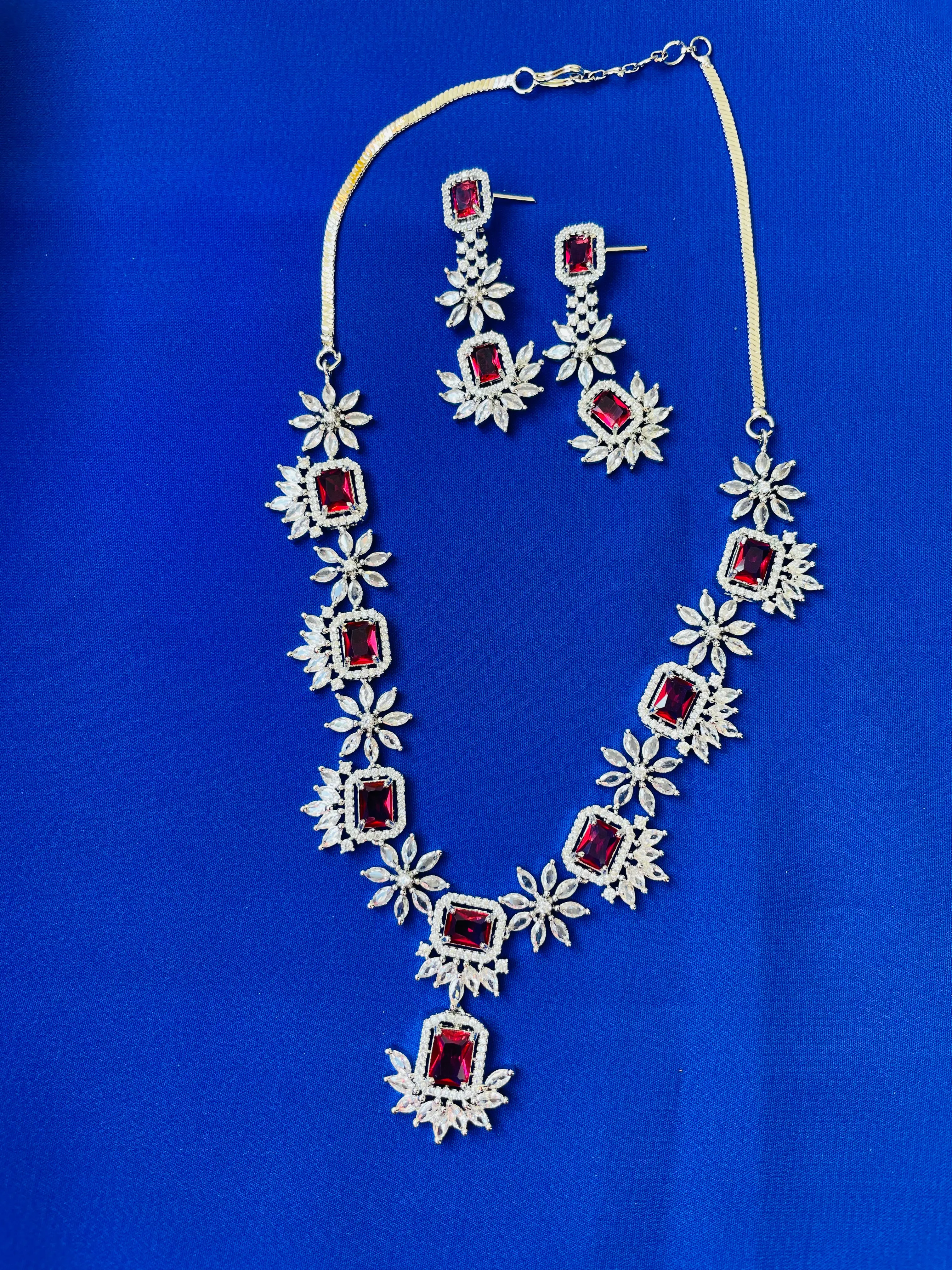 MATINEE ZIRCONIA NECKLACE-Elegance142