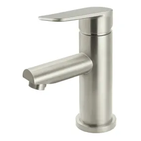 Meir Paddle Round Basin Mixer - Brushed Nickel