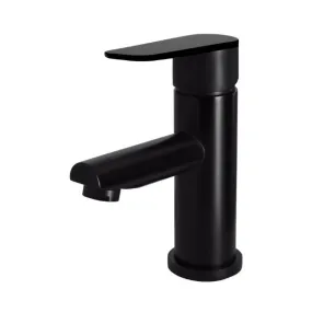 Meir Paddle Round Basin Mixer - Matte Black