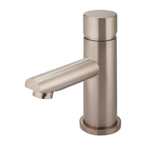 Meir Pinless Round Basin Mixer - Champagne