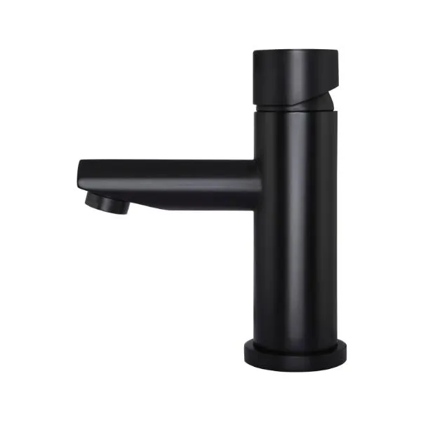 Meir Pinless Round Basin Mixer - Matte Black