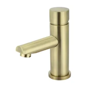 Meir Pinless Round Basin Mixer - Tiger Bronze